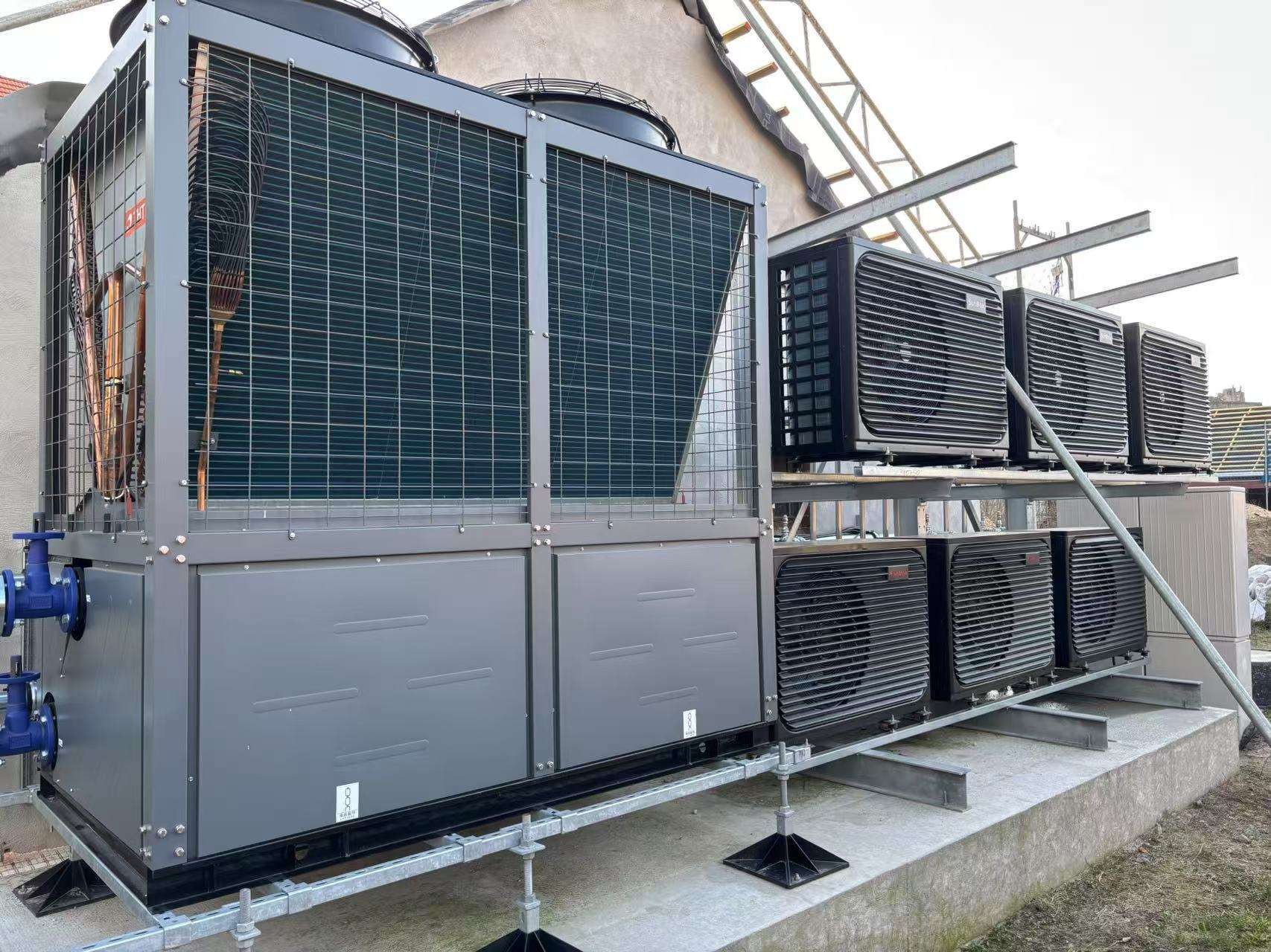 Wärmepumpenanlage aus dem dokumentierten Pilotprojekt in Eisenhüttenstadt